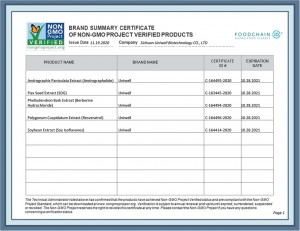 NON-GMO-CERTIFICATE